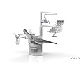 SILVERFOX 8000С CMS0 – Стоматологическая установка с верхней подачей и электрической системой управления инструментами, подачей воздуха и воды