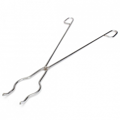 KDF Denken Tweezers for metal loading - пинцет для загрузки металла в тигель L=18 см