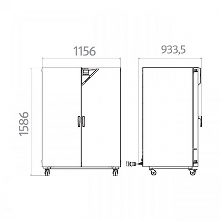 Binder FED 720 - стерилизатор горячим воздухом, 720 л