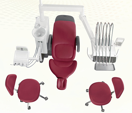 Suntem D580 B Style – Стоматологическая установка с верхней подачей инструментов