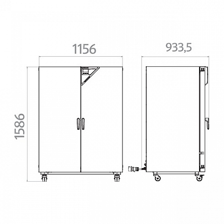 Binder ED 720 - стерилизатор горячим воздухом, 720 л
