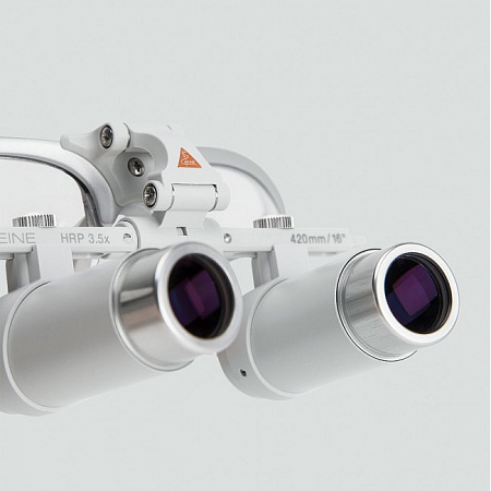 Heine HRP Set A - бинокулярные лупы высокого разрешения с увеличением 3,5х, 4х и 6х и креплением на оправе